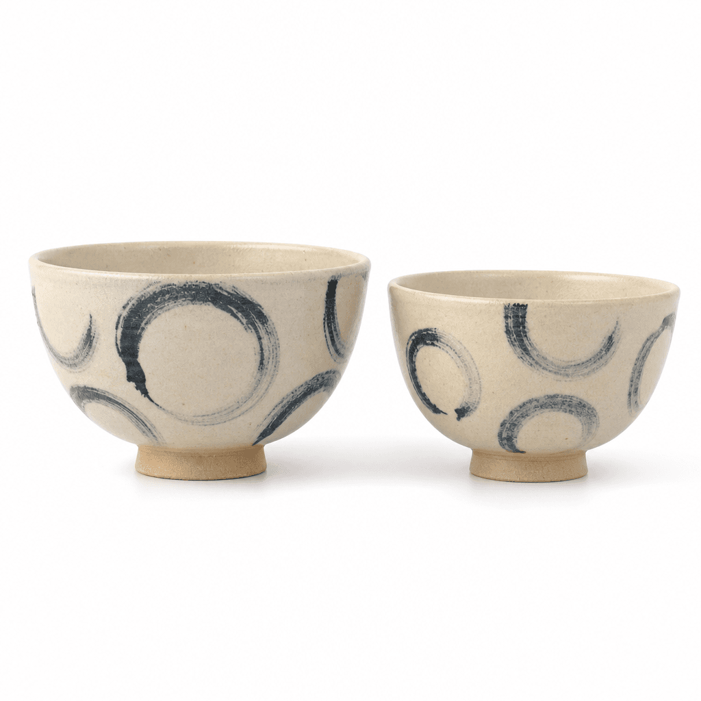 美濃焼 夫婦茶碗セット (2客・日本製) 圖片 1
