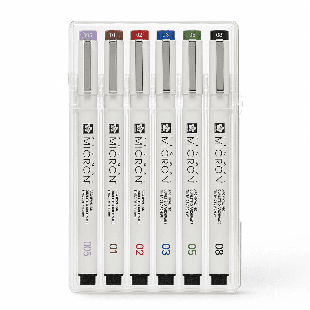 Sakura Pigma Micron 代針筆 6本セット 圖片 1